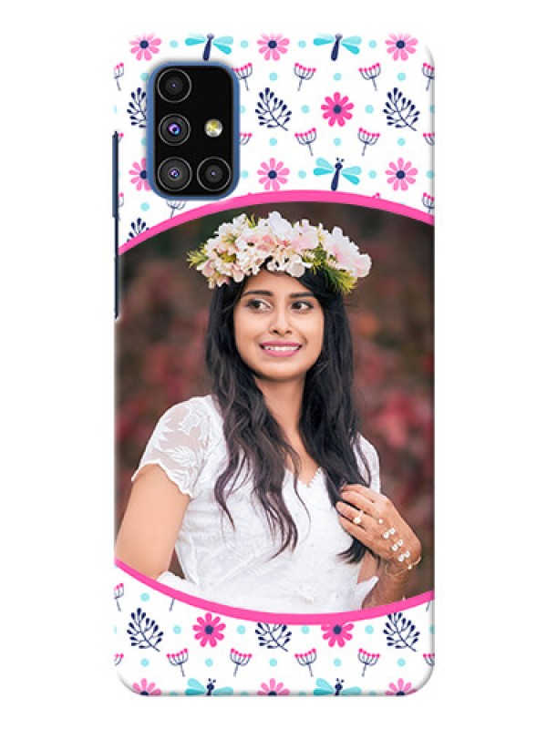 Custom Galaxy M51 Mobile Covers: Colorful Flower Design