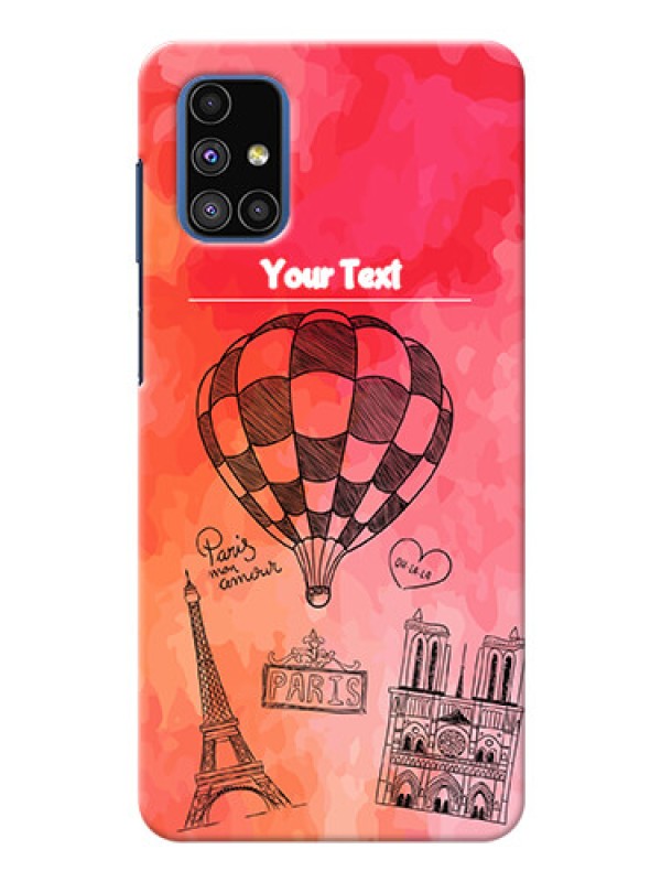 Custom Galaxy M51 Personalized Mobile Covers: Paris Theme Design