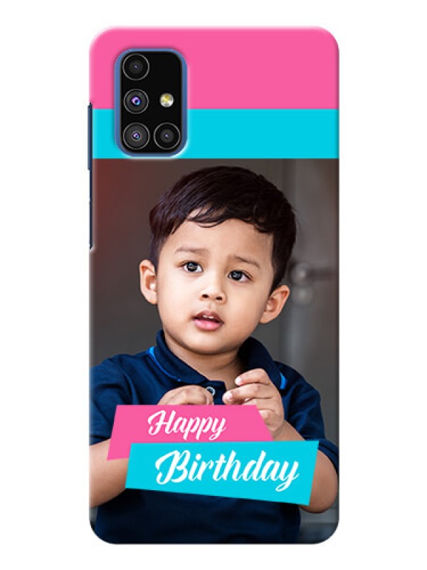 Custom Galaxy M51 Mobile Covers: Image Holder with 2 Color Design