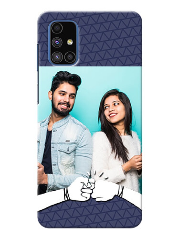Custom Galaxy M51 Mobile Covers Online with Best Friends Design  