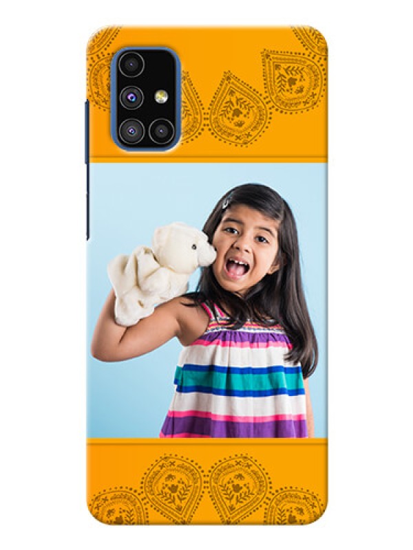 Custom Galaxy M51 custom mobile back covers: Photo Wedding Design 