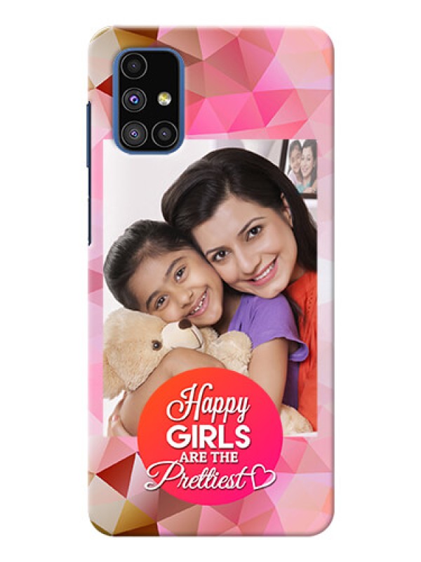 Custom Galaxy M51 Personalized Phone Covers: Abstract Triangle Design