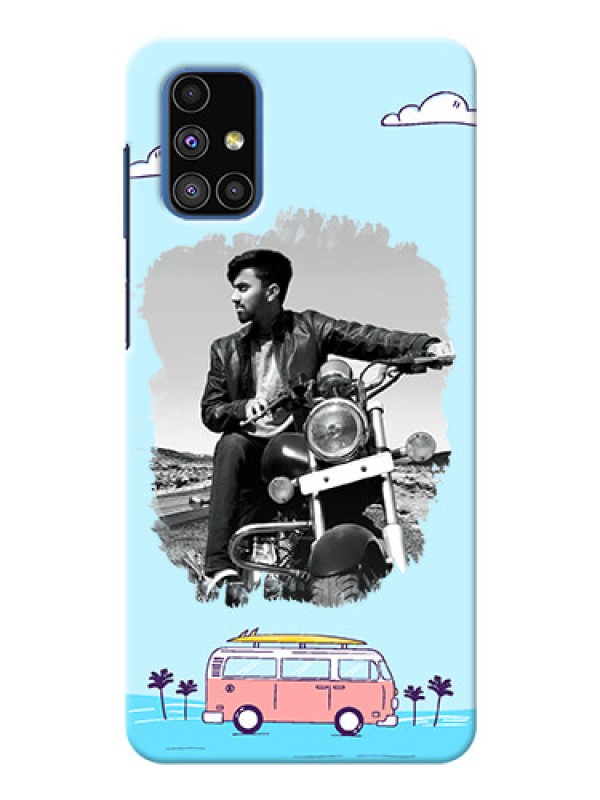 Custom Galaxy M51 Mobile Covers Online: Travel & Adventure Design
