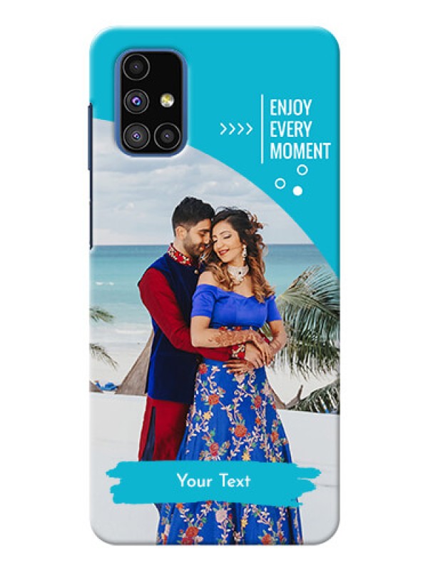 Custom Galaxy M51 Personalized Phone Covers: Happy Moment Design