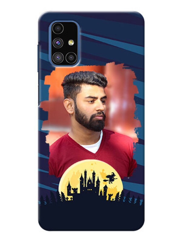 Custom Galaxy M51 Back Covers: Halloween Witch Design 