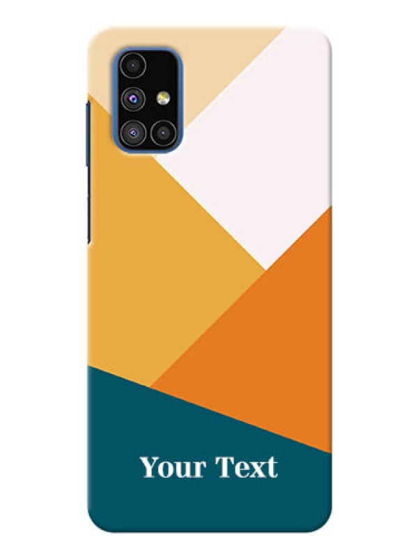 Custom Galaxy M51 Custom Phone Cases: Stacked Multi-colour Design