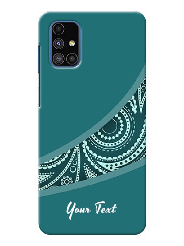 Custom Galaxy M51 Custom Phone Covers: semi visible floral Design