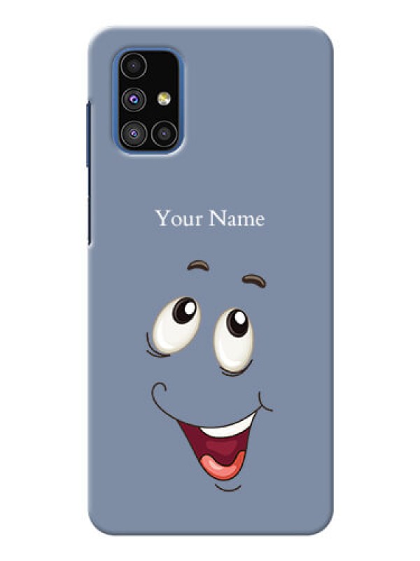 Custom Galaxy M51 Phone Back Covers: Laughing Cartoon Face Design