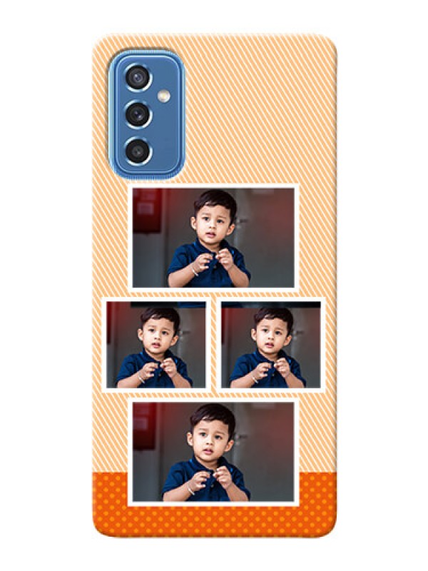 Custom Galaxy M52 5G Mobile Back Covers: Bulk Photos Upload Design