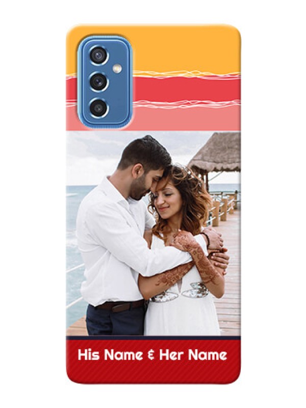 Custom Galaxy M52 5G custom mobile phone covers: Colorful Case Design