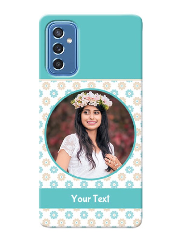 Custom Galaxy M52 5G Custom Mobile Back Covers: Beautiful Flowers Design