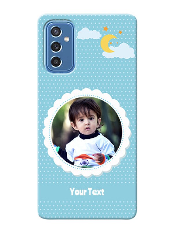 Custom Galaxy M52 5G mobile cases online: violet Pattern Design