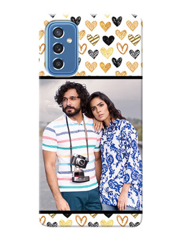 Custom Galaxy M52 5G Personalized Mobile Cases: Love Symbol Design
