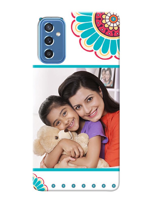 Custom Galaxy M52 5G custom mobile phone cases: Flower Design