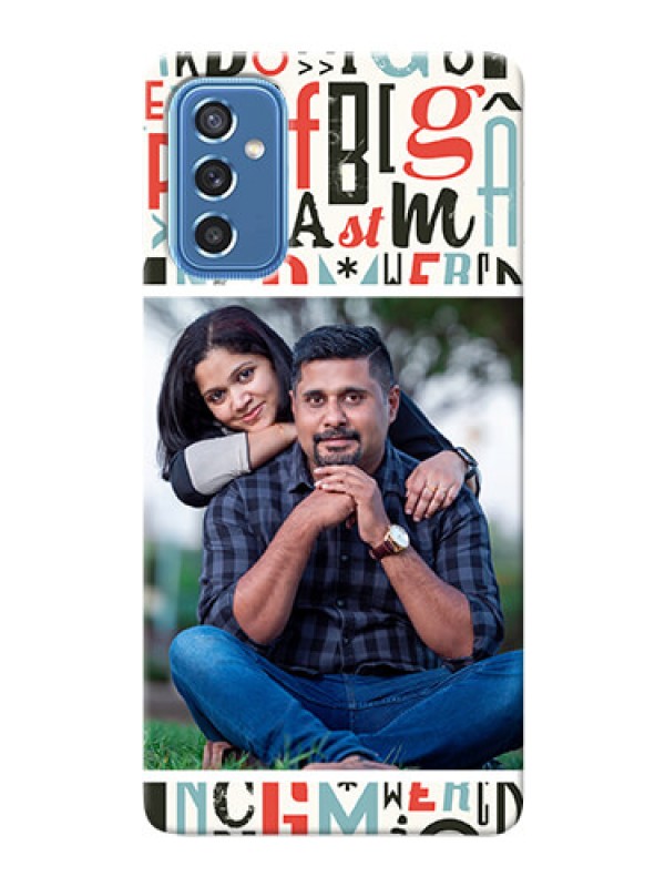 Custom Galaxy M52 5G custom mobile phone covers: Alphabet Design