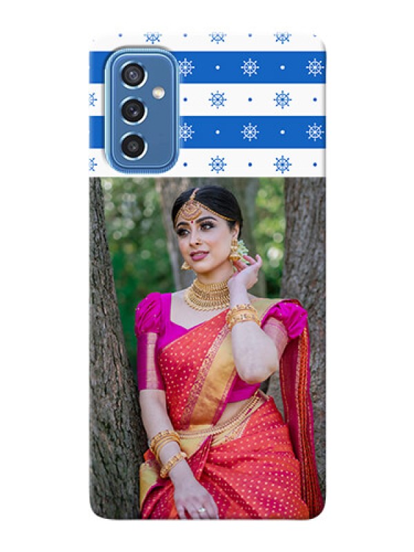 Custom Galaxy M52 5G custom mobile covers: Snow Pattern Design