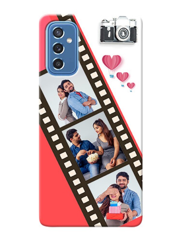 Custom Galaxy M52 5G custom phone covers: 3 Image Holder with Film Reel