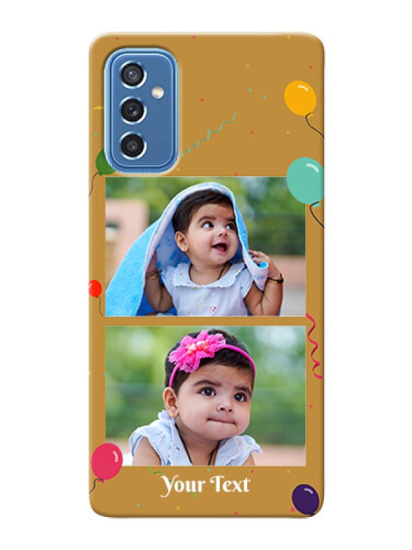 Custom Galaxy M52 5G Phone Covers: Image Holder with Birthday Celebrations Design