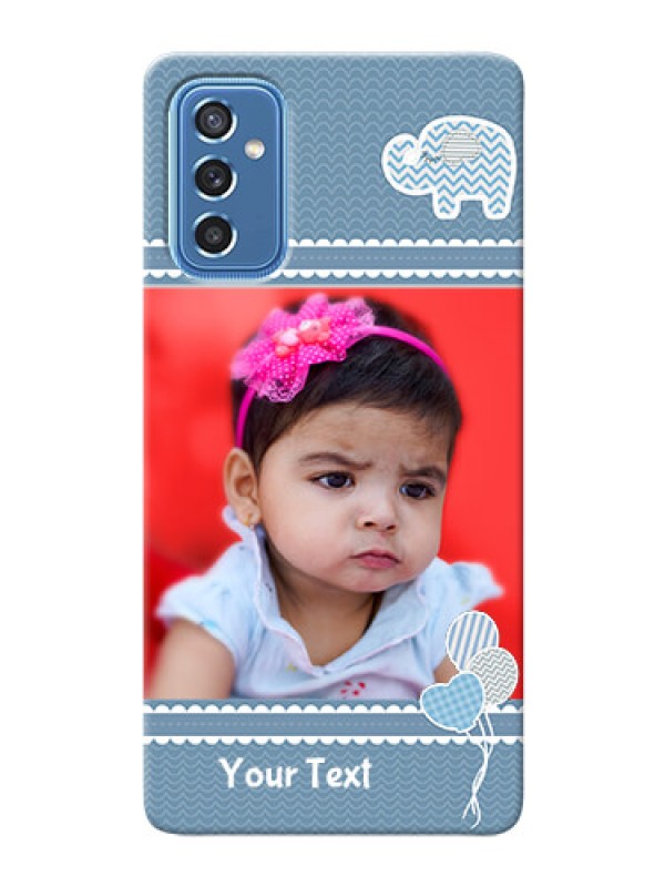 Custom Galaxy M52 5G Custom Phone Covers with Kids Pattern Design