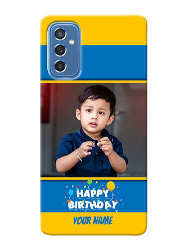 Custom Galaxy M52 5G Mobile Back Covers Online: Birthday Wishes Design
