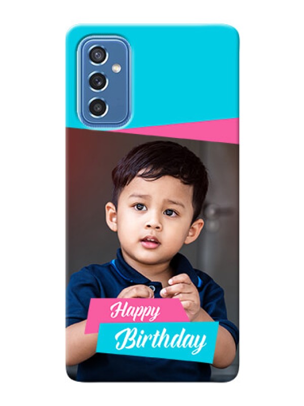 Custom Galaxy M52 5G Mobile Covers: Image Holder with 2 Color Design