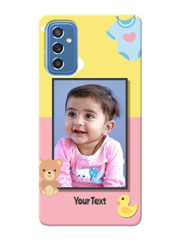 Custom Galaxy M52 5G Back Covers: Kids 2 Color Design