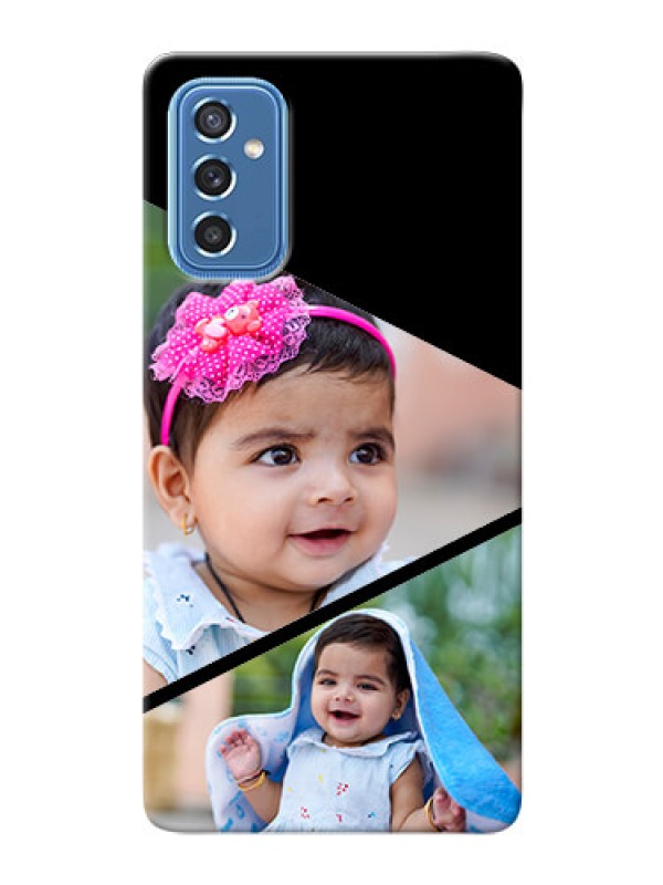 Custom Galaxy M52 5G mobile back covers online: Semi Cut Design