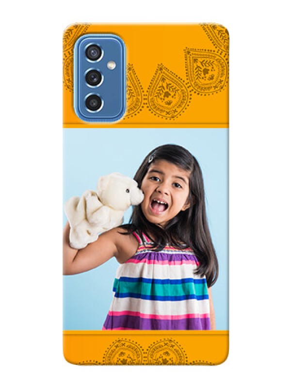 Custom Galaxy M52 5G custom mobile back covers: Photo Wedding Design 