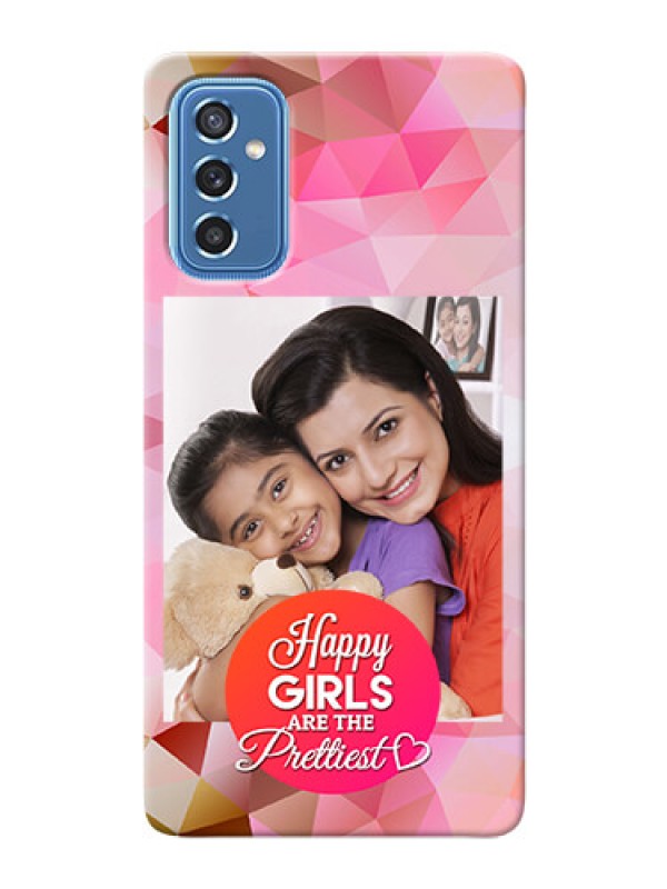 Custom Galaxy M52 5G Personalized Phone Covers: Abstract Triangle Design