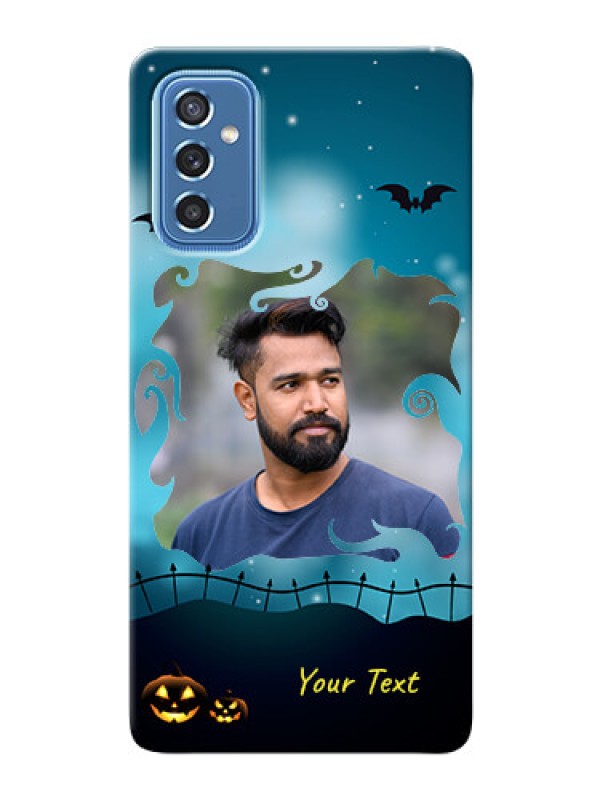 Custom Galaxy M52 5G Personalised Phone Cases: Halloween frame design