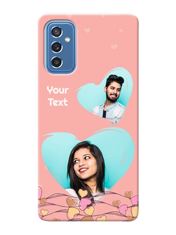 Custom Galaxy M52 5G customized phone cases: Love Doodle Design