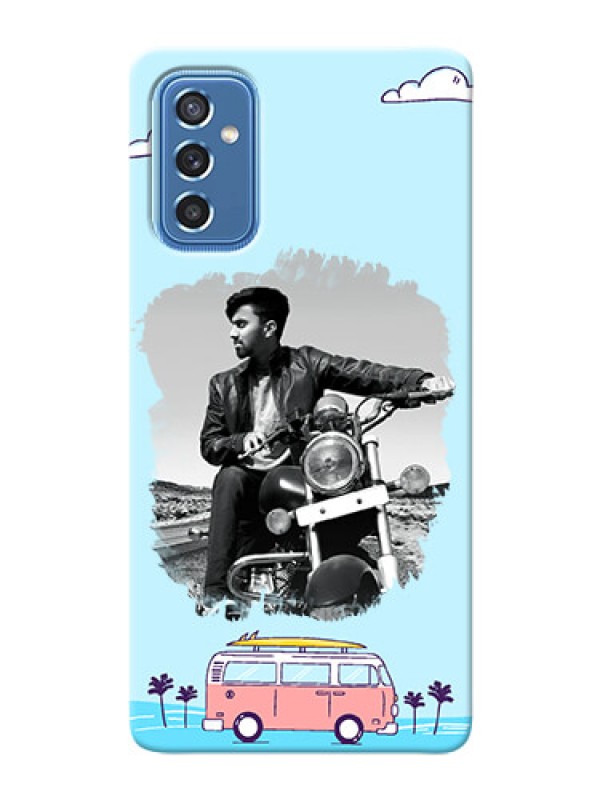 Custom Galaxy M52 5G Mobile Covers Online: Travel & Adventure Design