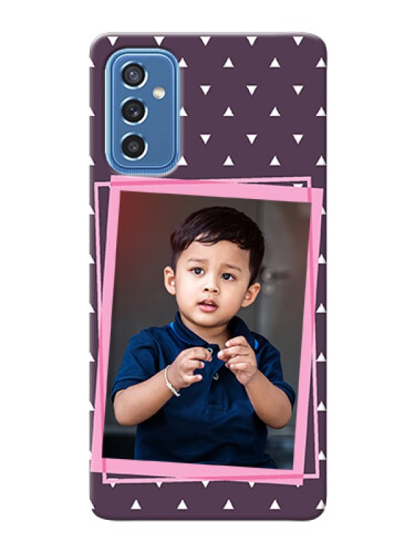 Custom Galaxy M52 5G Phone Cases: Triangle Pattern Dotted Design