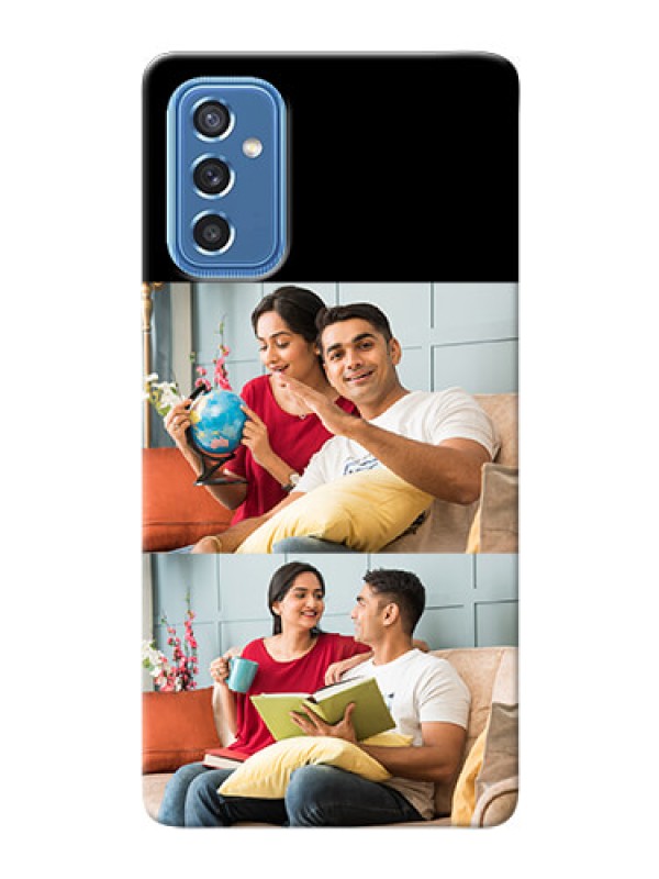 Custom Galaxy M52 5G 2 Images on Phone Cover