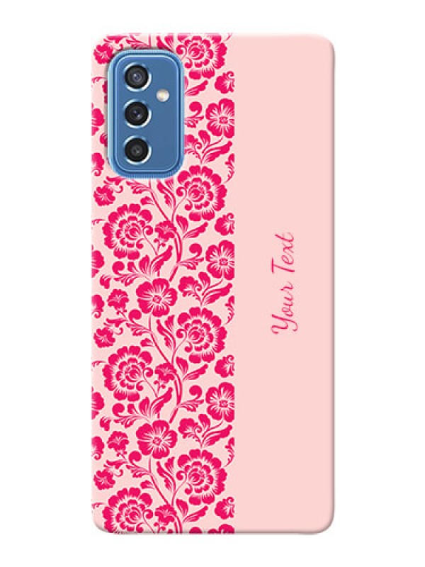 Custom Galaxy M52 5G Phone Back Covers: Attractive Floral Pattern Design