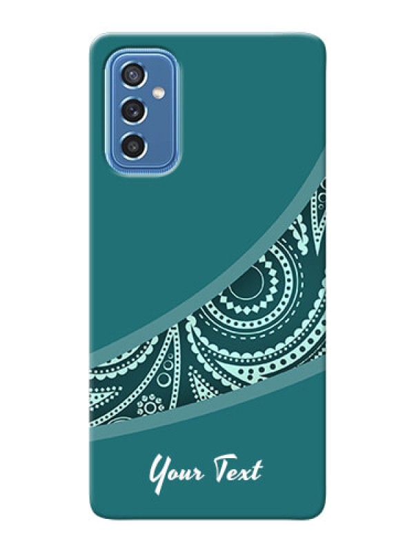 Custom Galaxy M52 5G Custom Phone Covers: semi visible floral Design