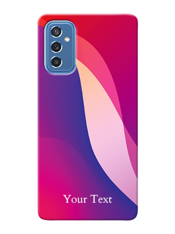 Custom Galaxy M52 5G Mobile Back Covers: Digital abstract Overlap Design
