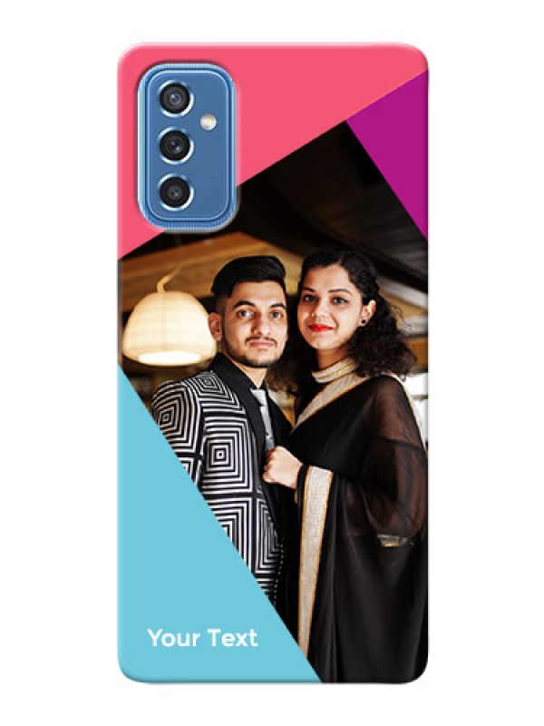 Custom Galaxy M52 5G Custom Phone Cases: Stacked Triple colour Design