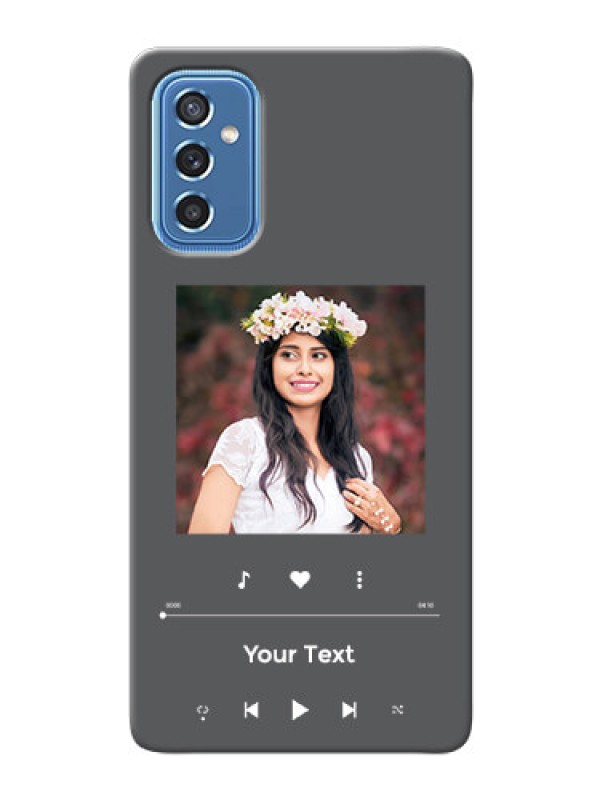 Custom Galaxy M52 5G Custom Mobile Case with Play The Music Design