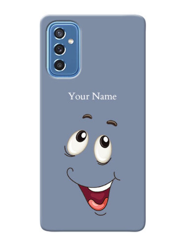 Custom Galaxy M52 5G Phone Back Covers: Laughing Cartoon Face Design