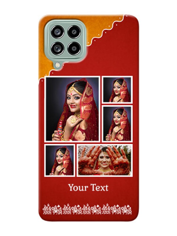 Custom Galaxy M53 5G customized phone cases: Wedding Pic Upload Design