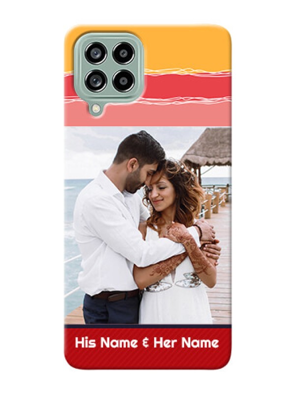 Custom Galaxy M53 5G custom mobile phone covers: Colorful Case Design