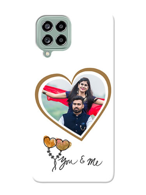 Custom Galaxy M53 5G customized phone cases: You & Me Design