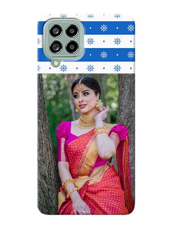 Custom Galaxy M53 5G custom mobile covers: Snow Pattern Design