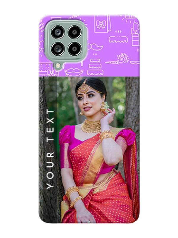 Custom Galaxy M53 5G Personalized Phone Cases: Birthday Icons Design