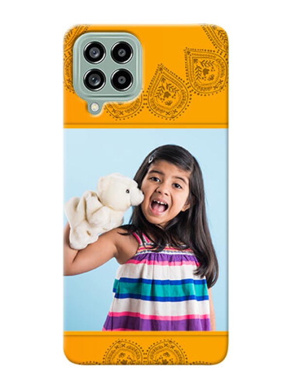 Custom Galaxy M53 5G custom mobile back covers: Photo Wedding Design 