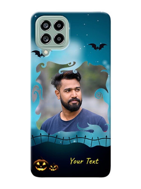Custom Galaxy M53 5G Personalised Phone Cases: Halloween frame design