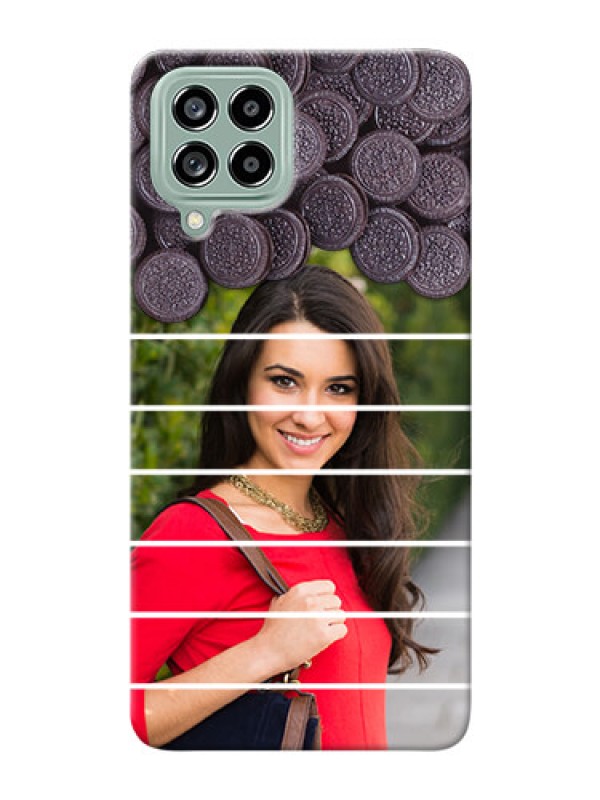 Custom Galaxy M53 5G Custom Mobile Covers with Oreo Biscuit Design