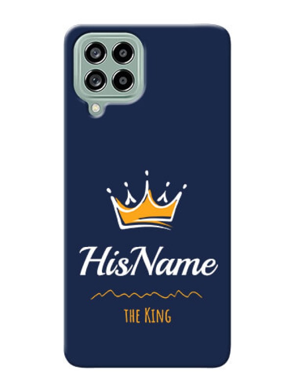 Custom Galaxy M53 5G King Phone Case with Name
