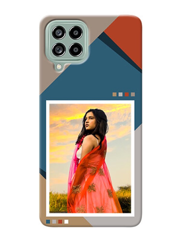 Custom Galaxy M53 5G Mobile Back Covers: Retro color pallet Design